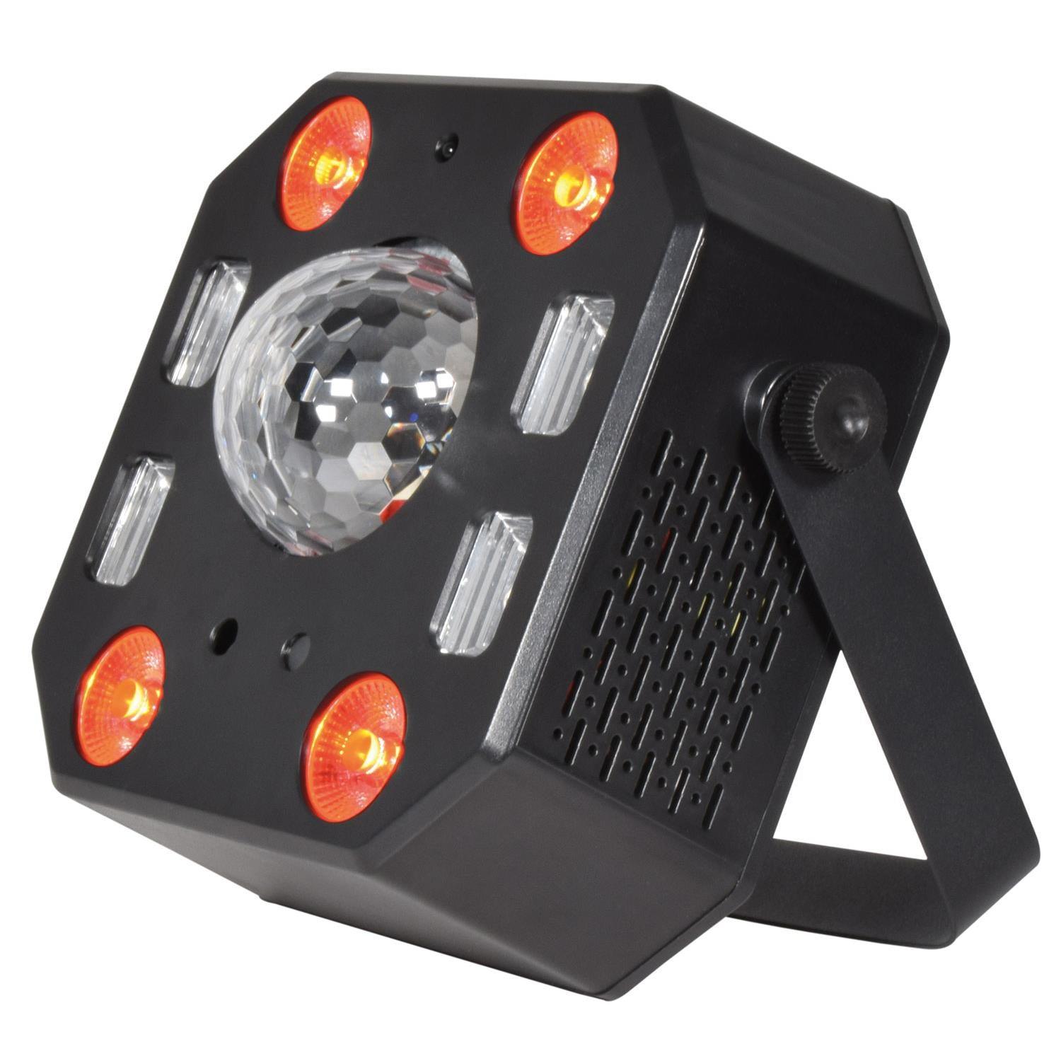 QTX Pentaflash: 5-in-1 LED & Laser Effect - DY Pro Audio