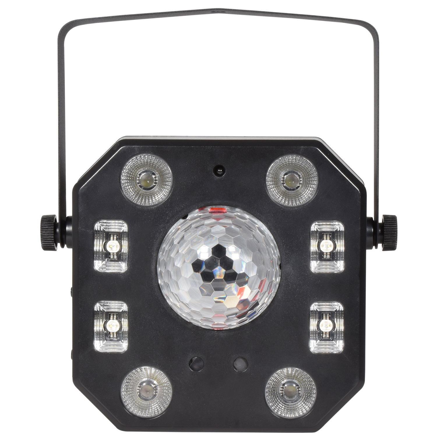 QTX Pentaflash: 5-in-1 LED & Laser Effect - DY Pro Audio