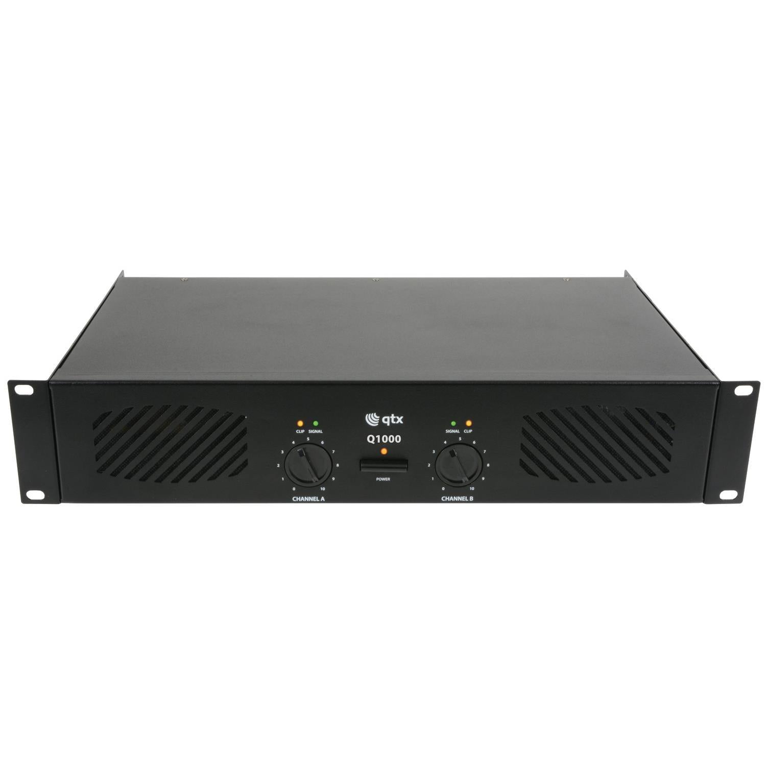 QTX Q1000 power amplifier 2 x 500W - DY Pro Audio