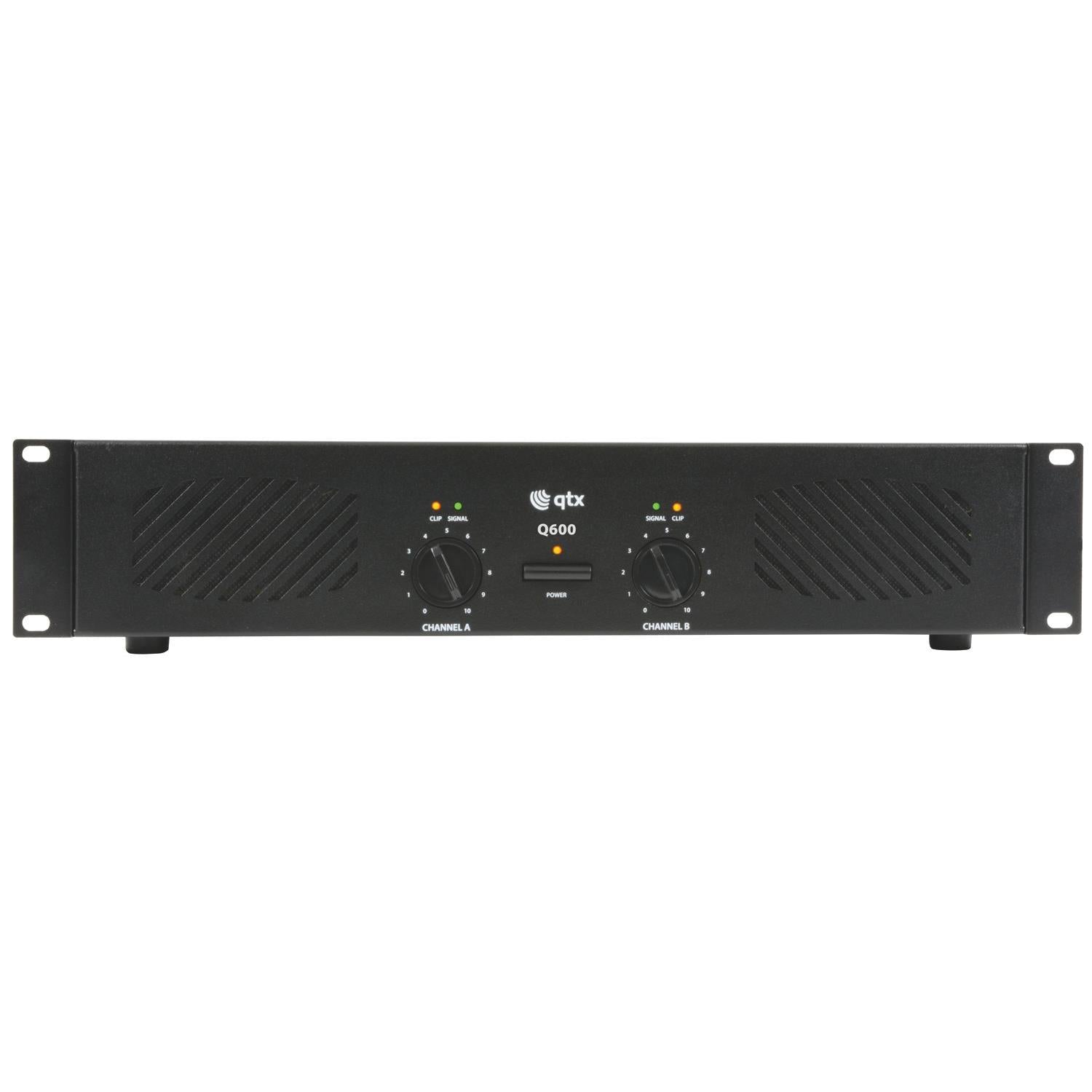 QTX Q600 power amplifier 2 x 300W - DY Pro Audio