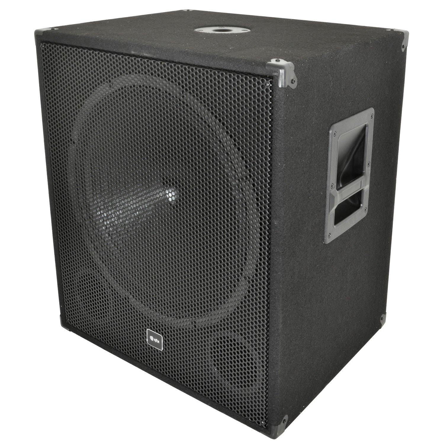 QTX QT15S 15" Subwoofer Bass Bin Box - DY Pro Audio