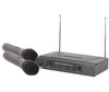 QTX VHF dual handheld wireless system - 174.1 + 175.0MHz