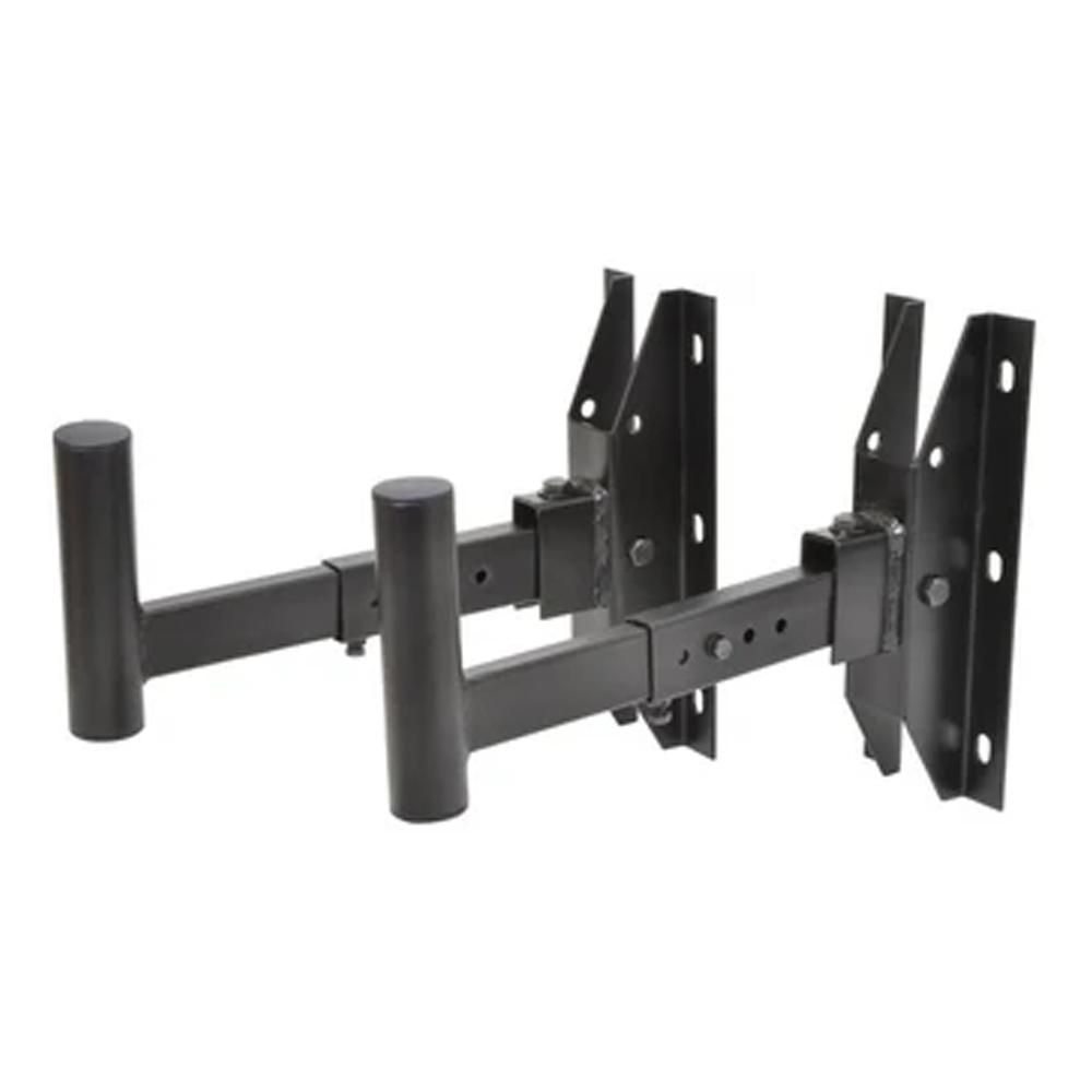 QTX Wall Adjustable Pair of Speaker Wall Stand Bracket 50kg 35mm DJ Disco PA - DY Pro Audio