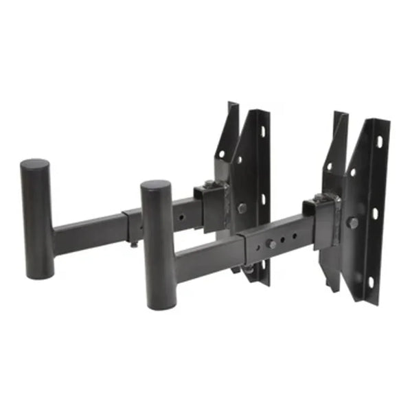 QTX Wall Adjustable Pair of Speaker Wall Stand Bracket 50kg 35mm DJ Disco PA - DY Pro Audio