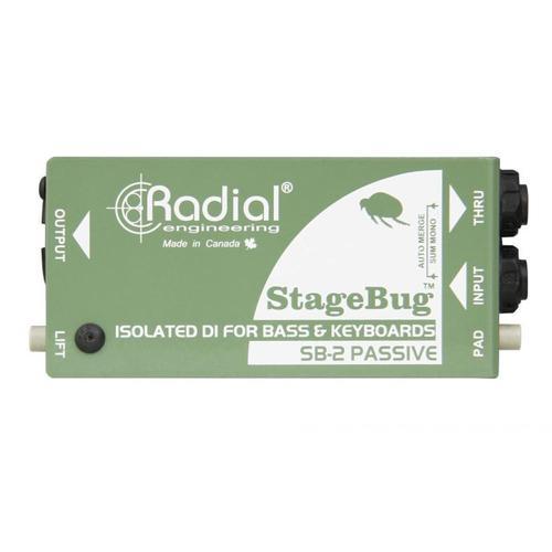 Radial StageBug SB-2 Passive DI Box for Bass & Keyboards - DY Pro Audio