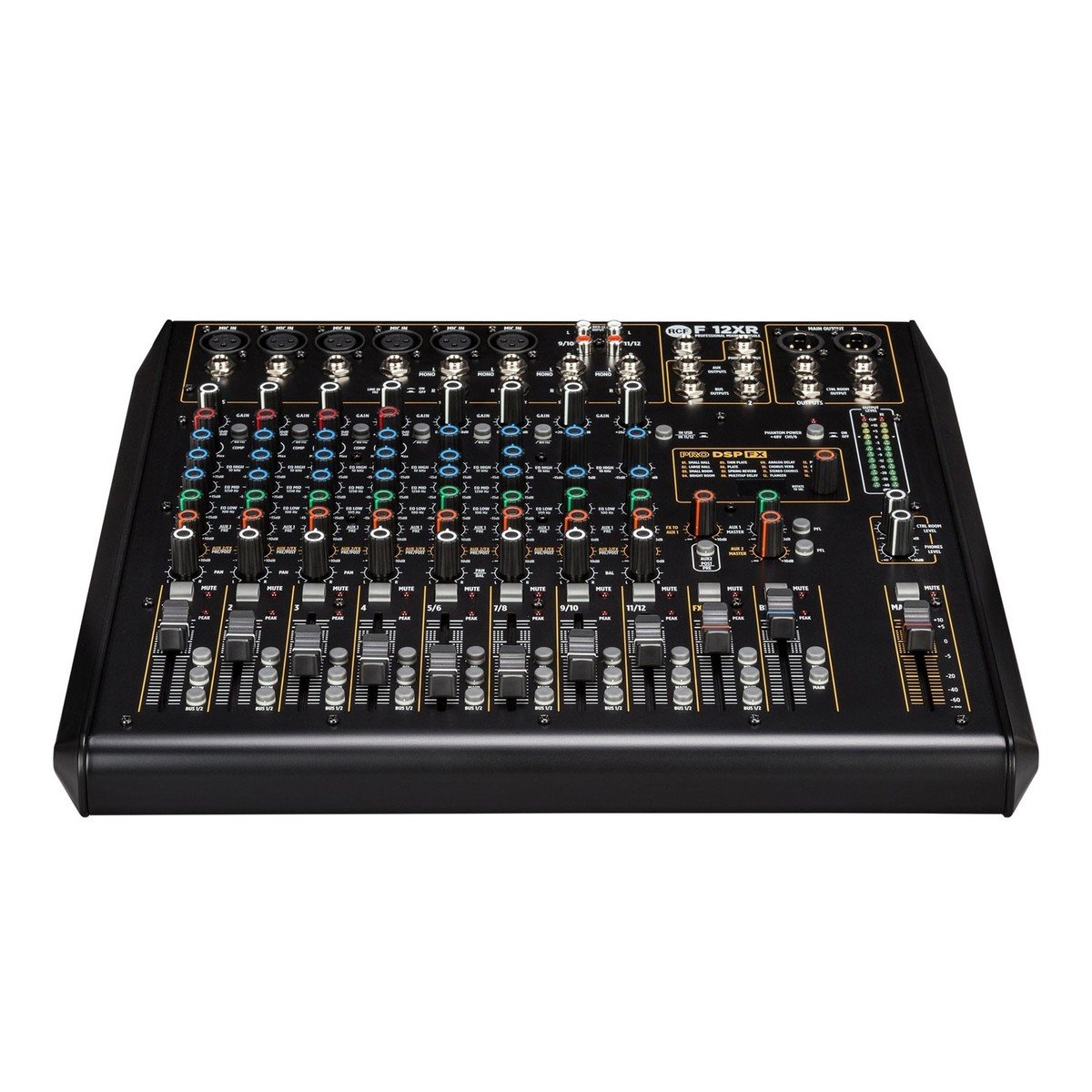 RCF F12XR 12-Channel Studio Mixing Console - DY Pro Audio