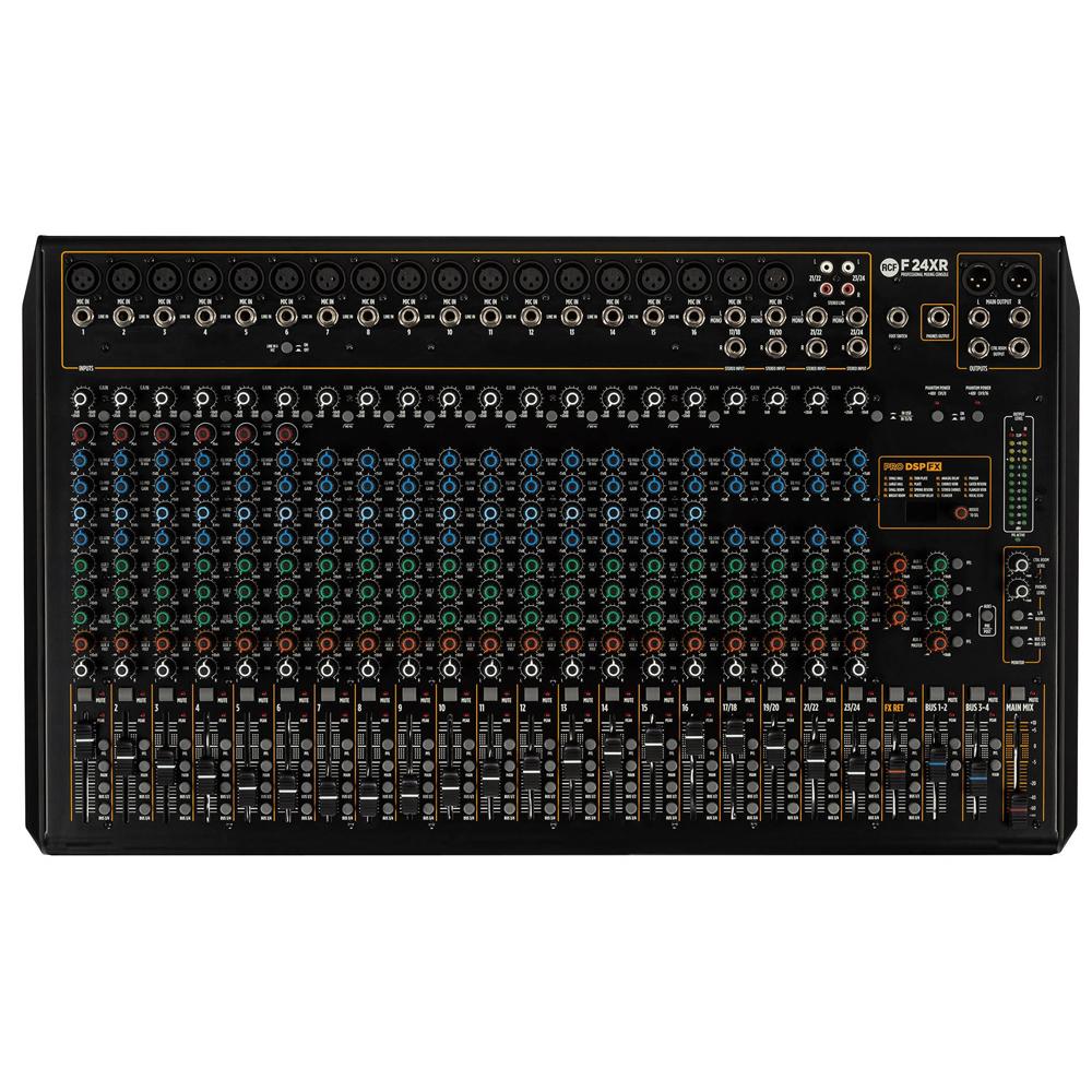 RCF F24XR 24-Channel Studio Mixing Console - DY Pro Audio