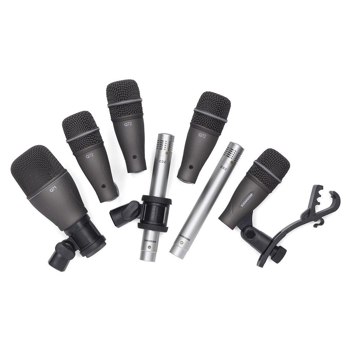 Samson DK707 7 Piece Drum Microphones Mic Kit - DY Pro Audio