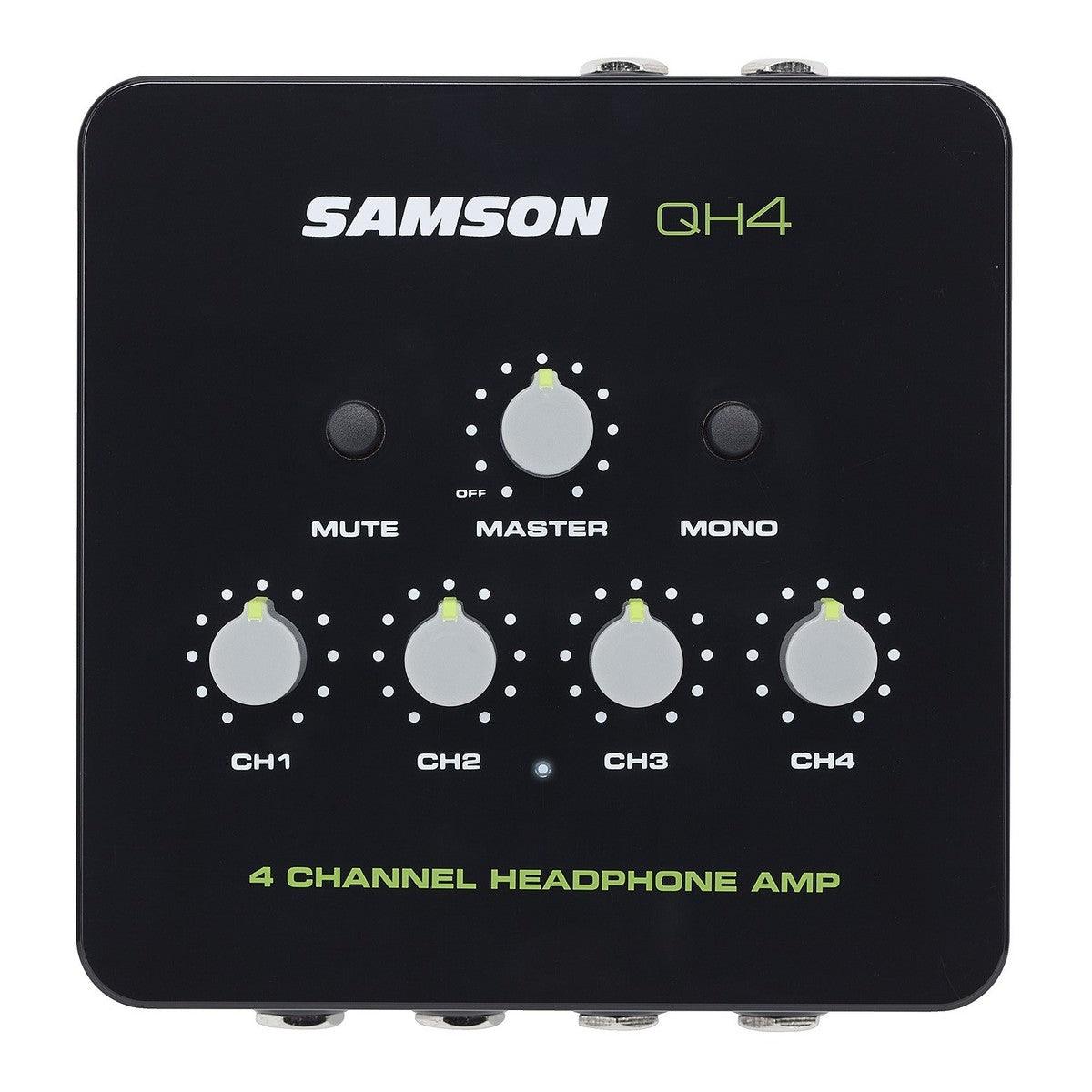 Samson QH4 - 4 Channel Headphone Amplifier - DY Pro Audio