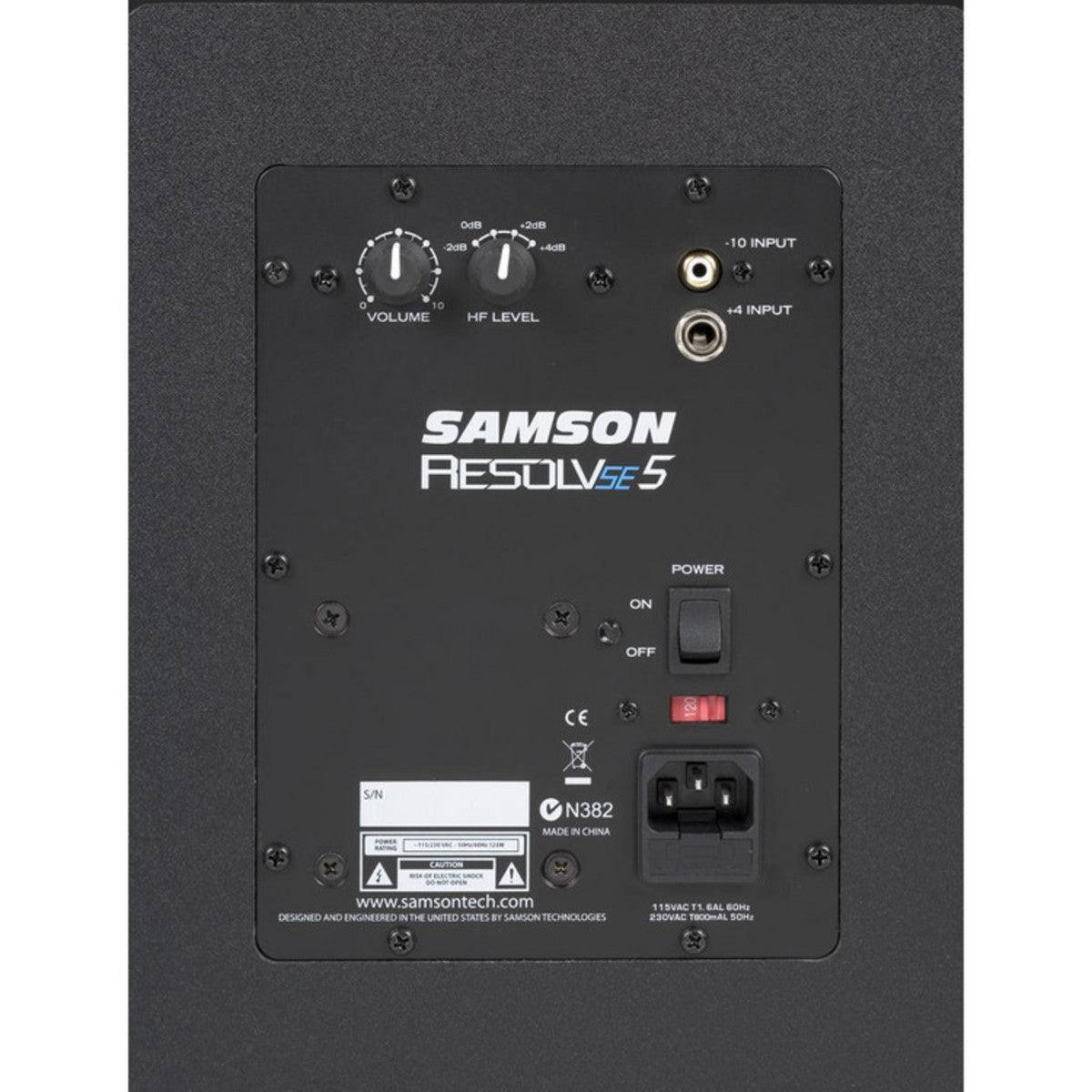 Samson Resolv SE5 Active Studio Monitor, Single - DY Pro Audio