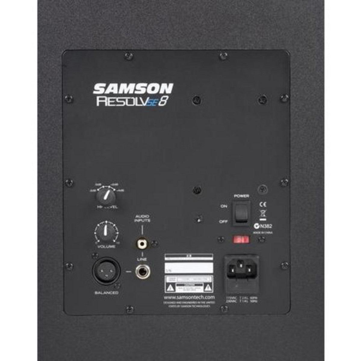 Samson Resolv SE8 Active Studio Monitor, Single - DY Pro Audio