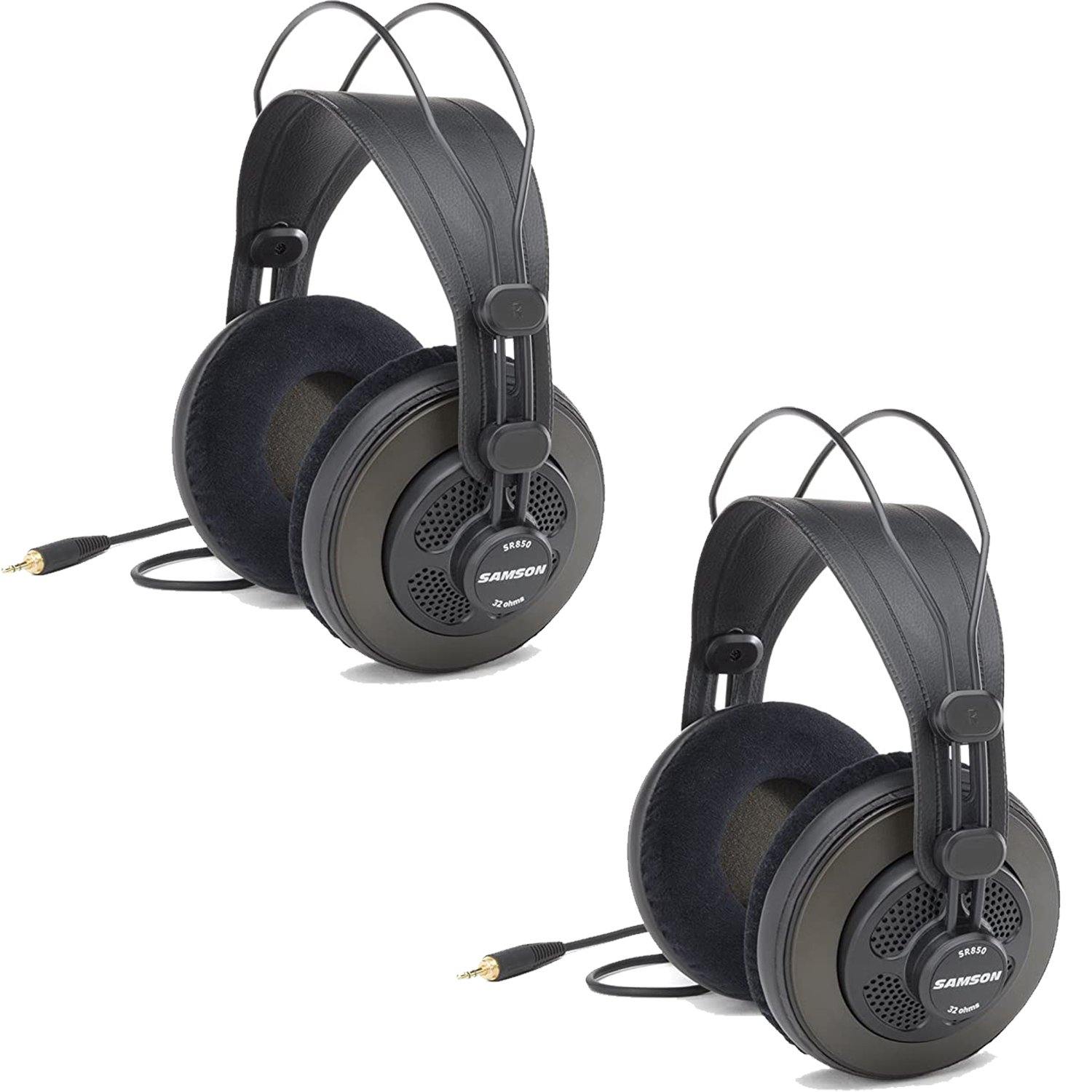Samson SR850 Professional Studio Headphones Twin Pack - DY Pro Audio