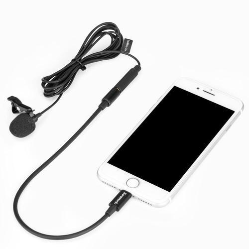 Saramonic LavMicroU1A Clip-On Lavalier Microphone for iPhone - DY Pro Audio