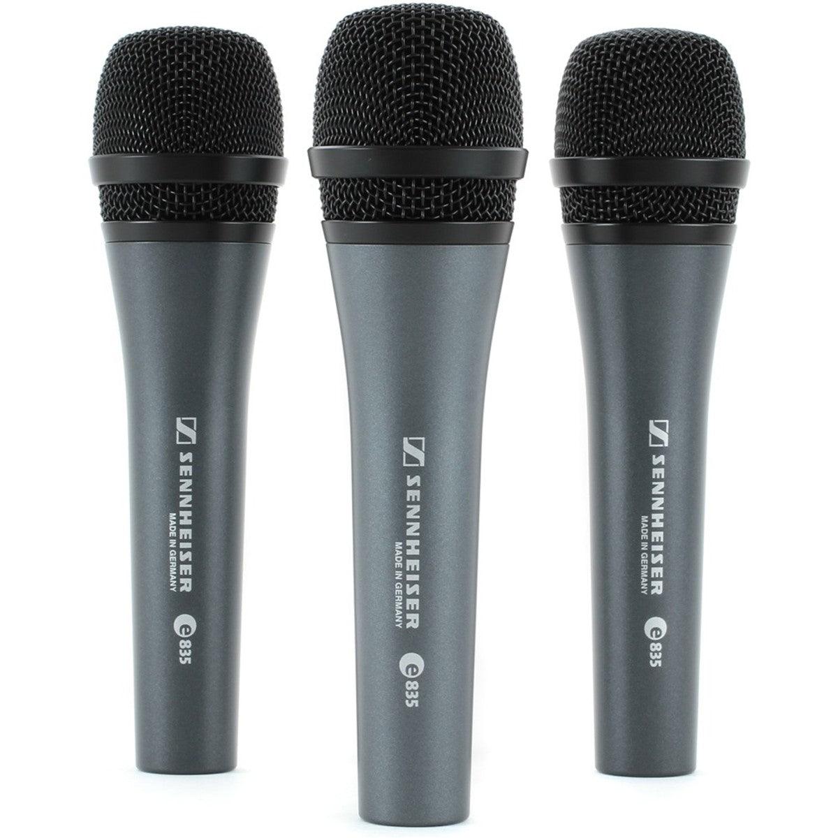 Sennheiser Evolution 3-pack E835 Microphone Bundle - DY Pro Audio