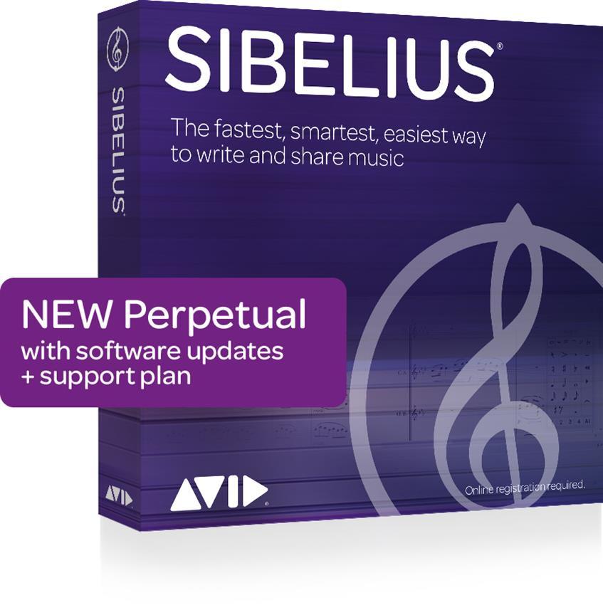 Sibelius (Perpetual, Boxed) Software Software (Physical Product) - DY Pro Audio