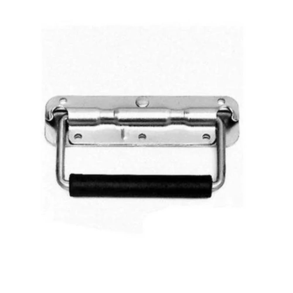 Silver Spring Loaded Drop Handle Rubber Handle - Speaker Cabinet, Flight Cases - DY Pro Audio