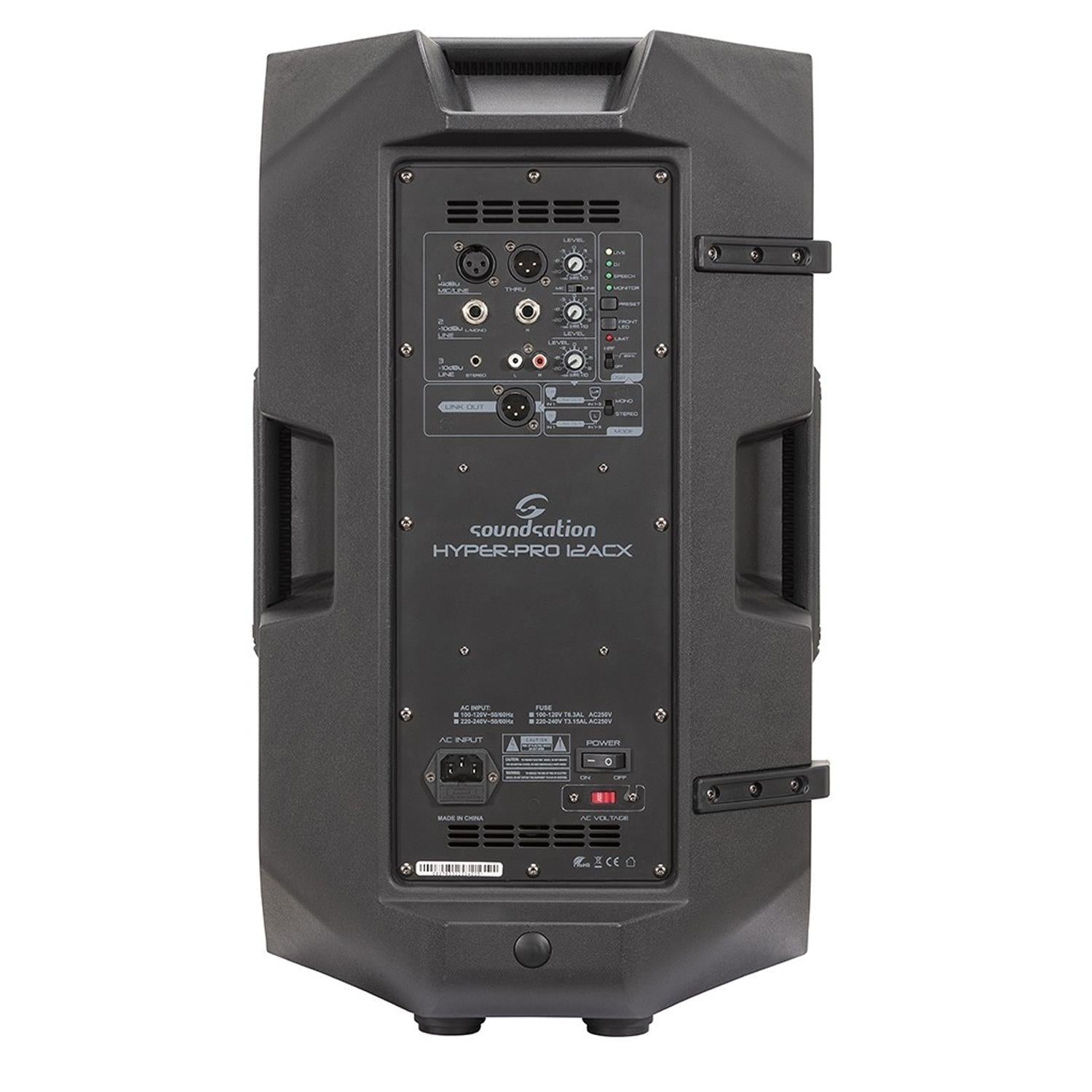 Soundsation Hyper-Pro 12ACX 12" 1600w Active Loudspeaker - DY Pro Audio