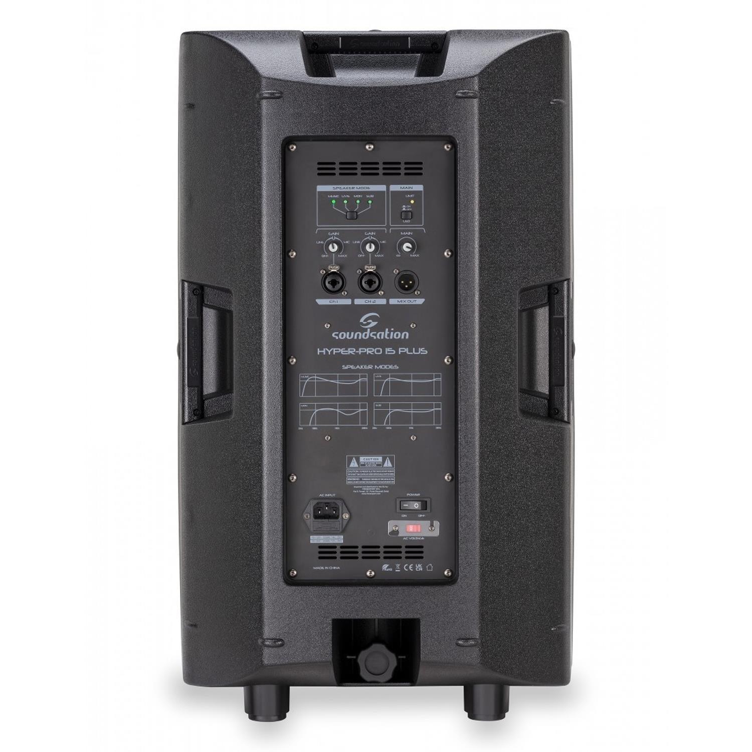 Soundsation Hyper-Pro 15 Plus 15" 1400w Active Loudspeaker - DY Pro Audio
