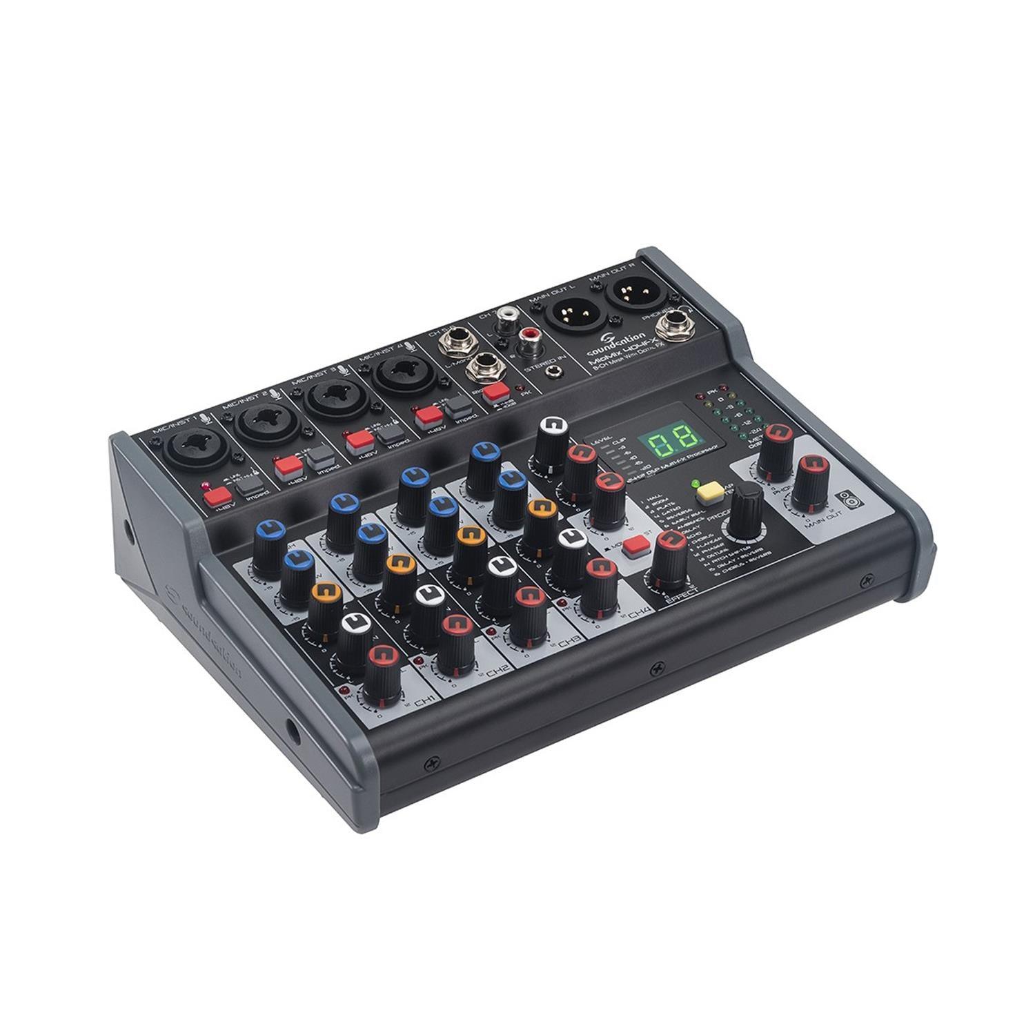 Soundsation MIOMIX 404FX 8 Channel Mixer with FX - DY Pro Audio