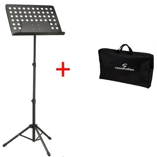 Soundsation Orchestral Lectern Conductor Sheet Music Stand Tripod Base With Bag - DY Pro Audio