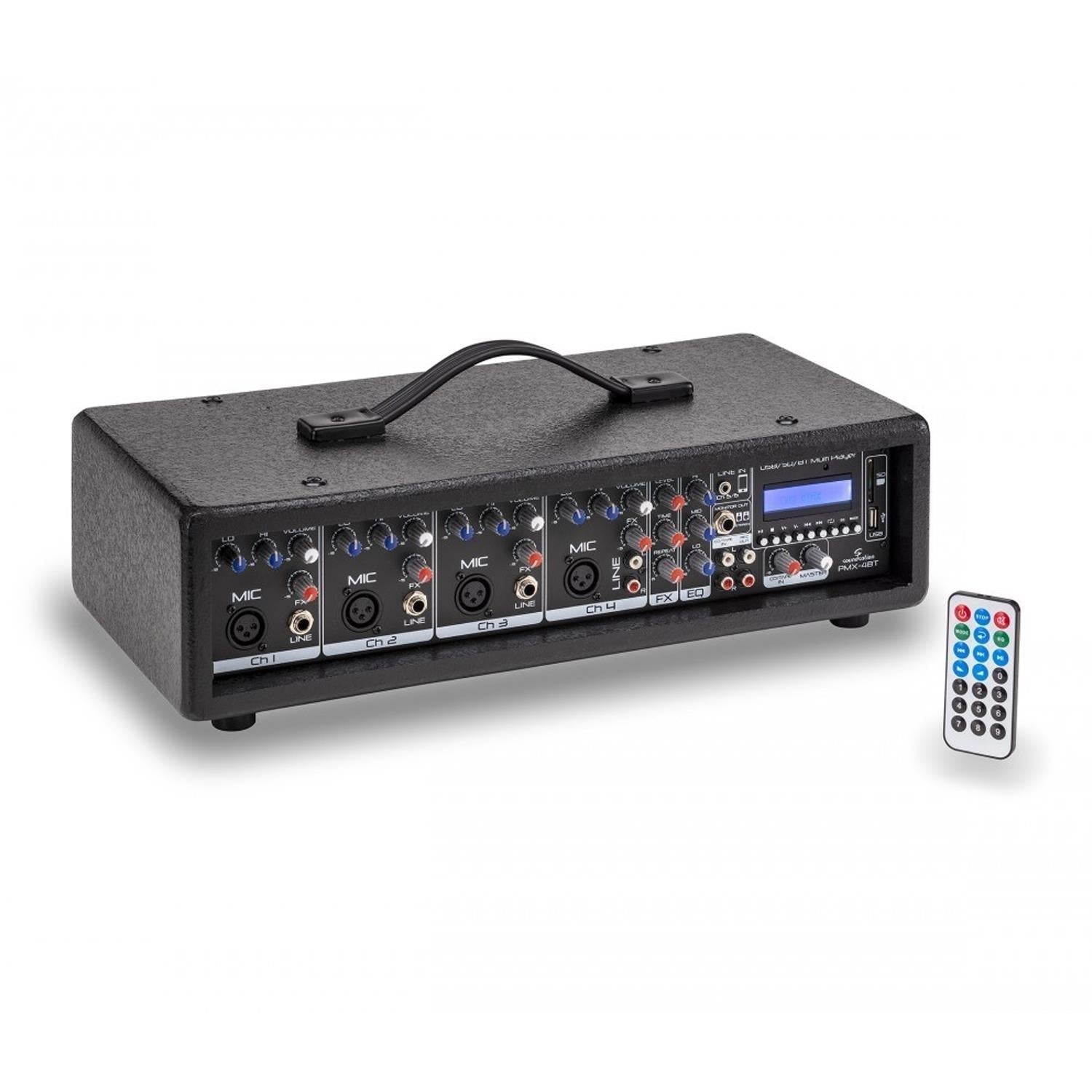 Soundsation PMX-4BT 6 Channel 200w Power Amplifier, Effects and Bluetooth - DY Pro Audio