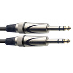 Stagg 1m Stereo Jack Cable | SAC1PS DL - DY Pro Audio