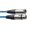 Stagg 6m Microphone XLR Cable Blue - DY Pro Audio