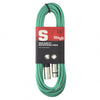 Stagg 6m Microphone XLR Cable Green - DY Pro Audio