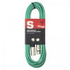 Stagg 6m Microphone XLR Cable Green - DY Pro Audio