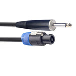 Stagg 6m Speaker to 1/4" Jack 6.46mm Lead / Cable Speakon to Jack Plugs - DY Pro Audio