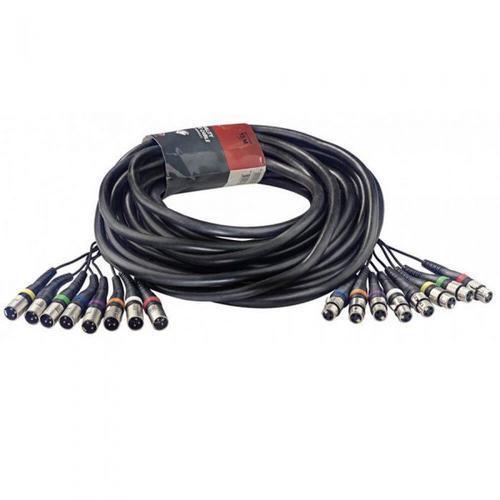 Stagg 8 Way XLR to XLR 5m Loom | SML5/8XF8XM E - DY Pro Audio