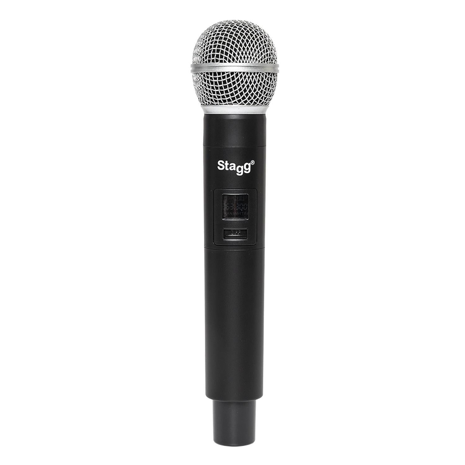 Stagg AS15 15" 400w Battery Powered Active Speaker with Bluetooth, UHF Mic - DY Pro Audio