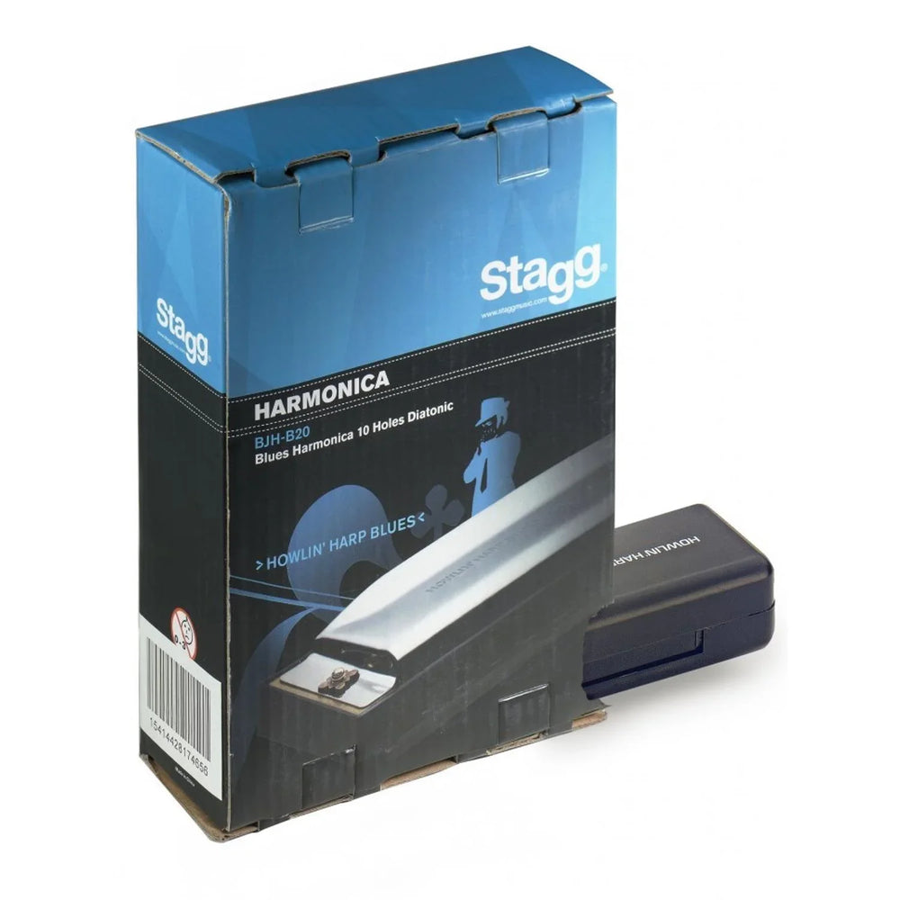 Stagg BJH-B20 A Blues Harmonica in A - DY Pro Audio