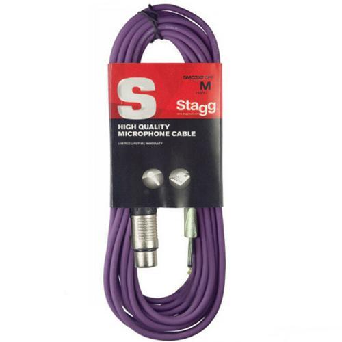 Stagg Female XLR to 1/4 Mono Jack Microphone Cable 6m - DY Pro Audio