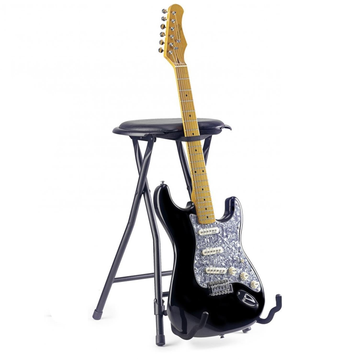 Stagg GIST-300 Foldable Guitar Stool with Stand - DY Pro Audio