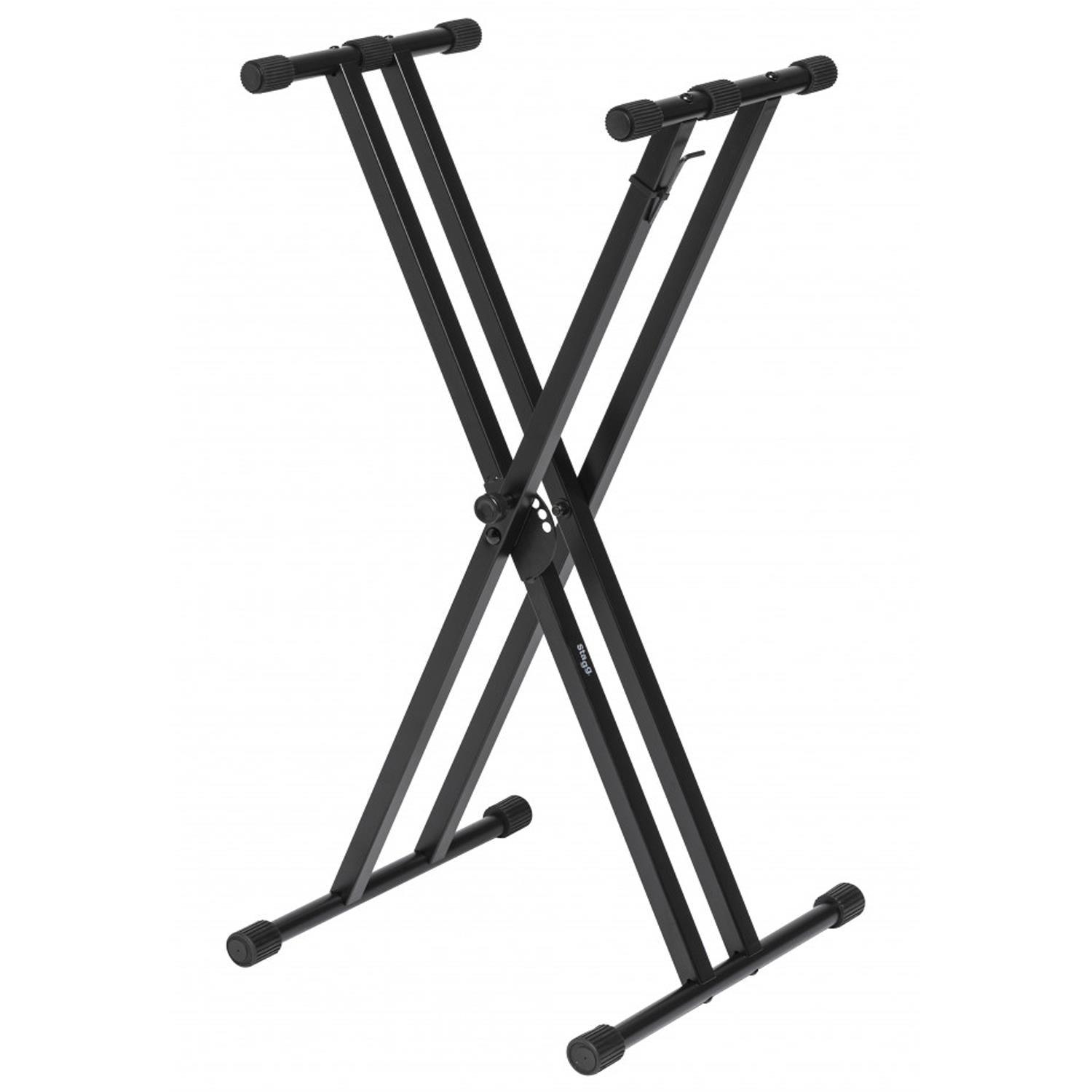 Stagg KXSQ5 Double Braced X-style Keyboard Stand - DY Pro Audio