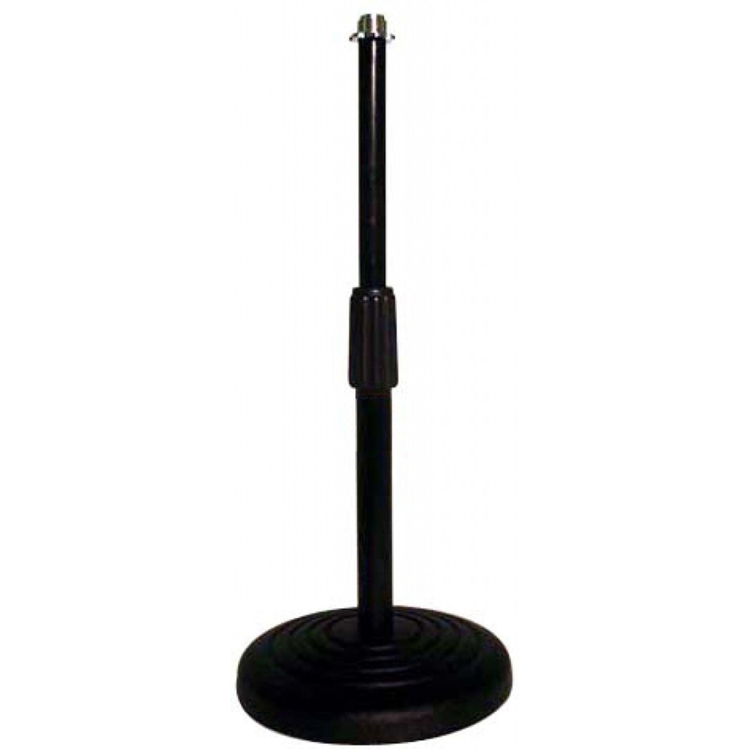 Stagg MIS-1110BK Straight Telescopic Desktop Microphone Mic Stand Threaded - DY Pro Audio