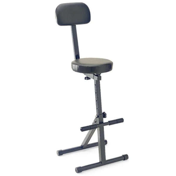 Stagg MT-300 BK Professional Musician's Seat with Backrest - DY Pro Audio