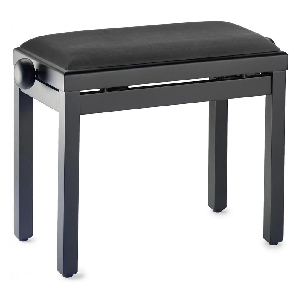 Stagg PBF39 BKM SBK Black Matt Piano Bench With Velvet Top - DY Pro Audio