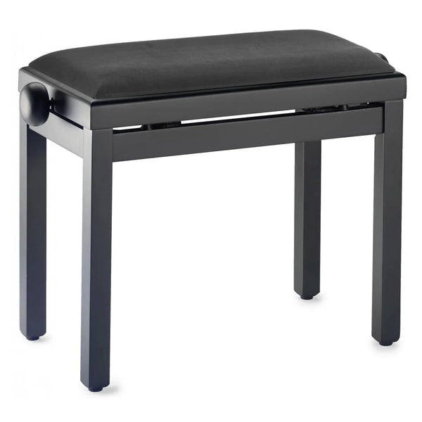 Stagg PBF39 BKM SBK Black Matt Piano Bench With Velvet Top - DY Pro Audio