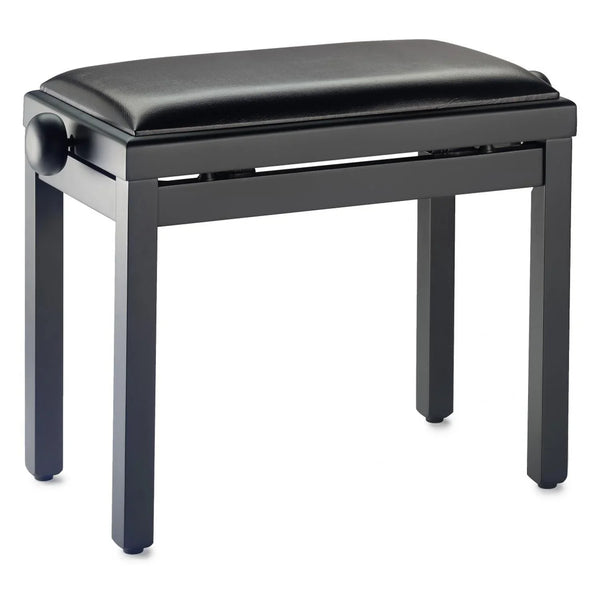Stagg PBF39 BKM SBK Black Matt Piano Bench With Vinyl Top - DY Pro Audio
