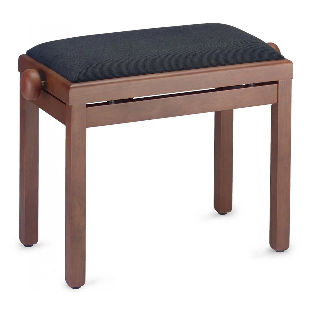 Stagg PBF39 MHM VBK Mahogany Piano Bench With Velvet Top - DY Pro Audio