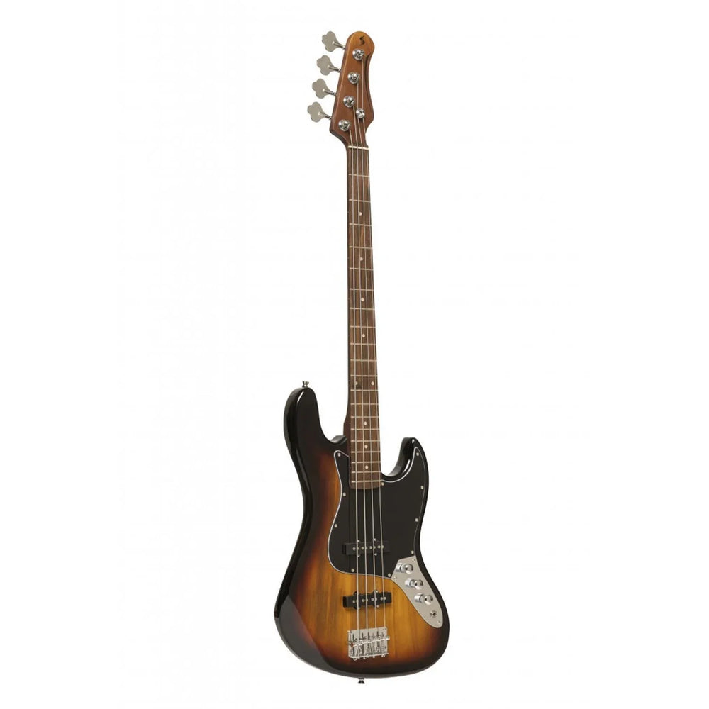 Stagg SBJ-30 SNB Sunburst Standard J Bass Guitar - DY Pro Audio