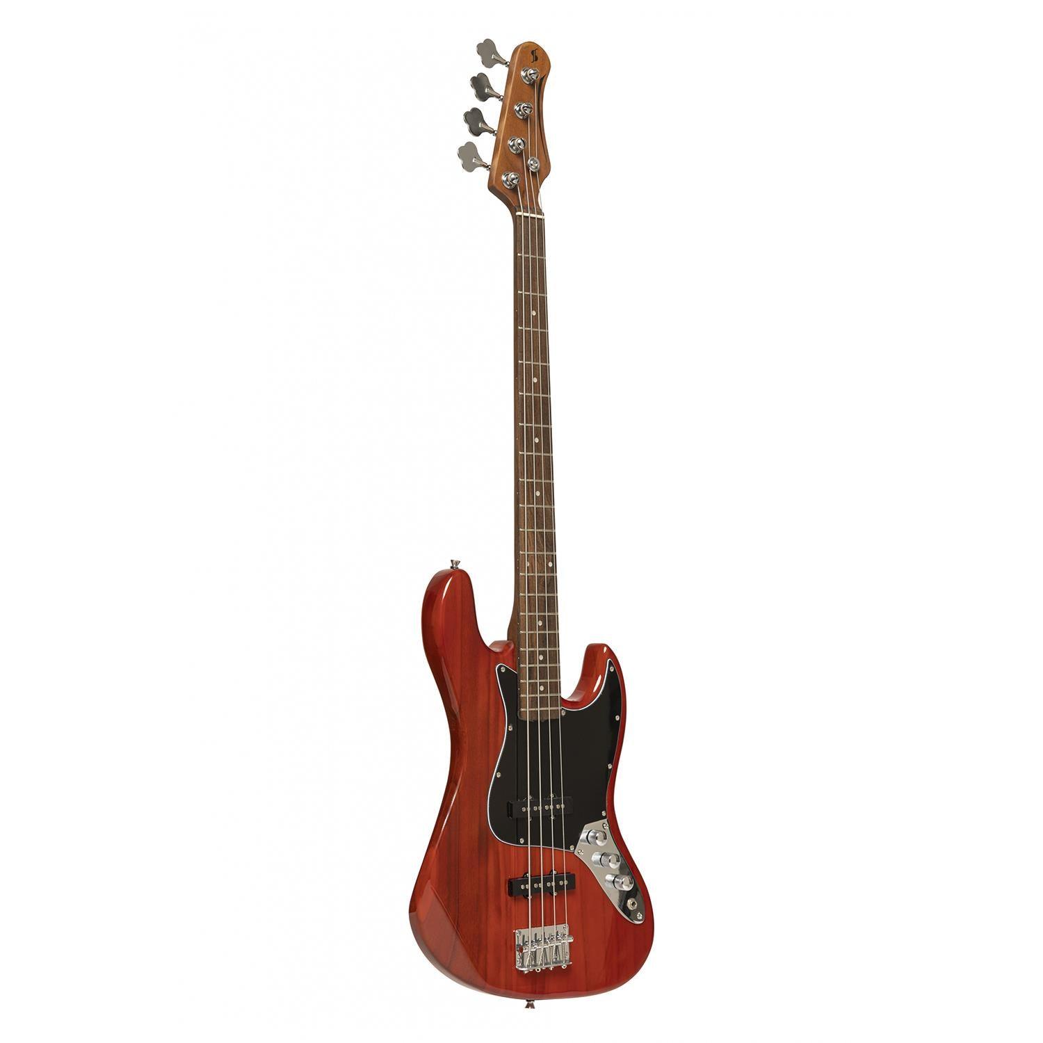 Stagg SBJ-30 STF Red Standard J Bass Guitar - DY Pro Audio