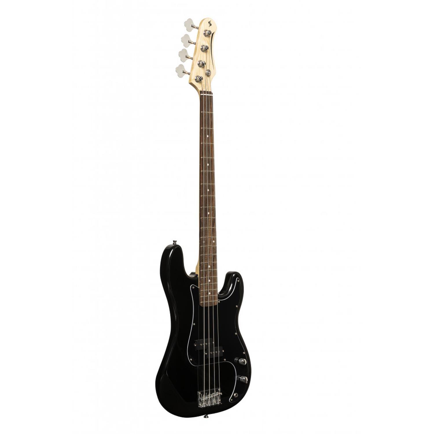 Stagg SBP-30 BLK Black Standard Bass Guitar - DY Pro Audio