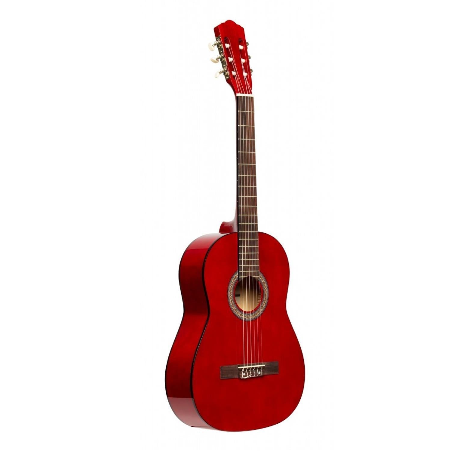 Stagg SCL50 3/4-Red Classical Guitar - DY Pro Audio
