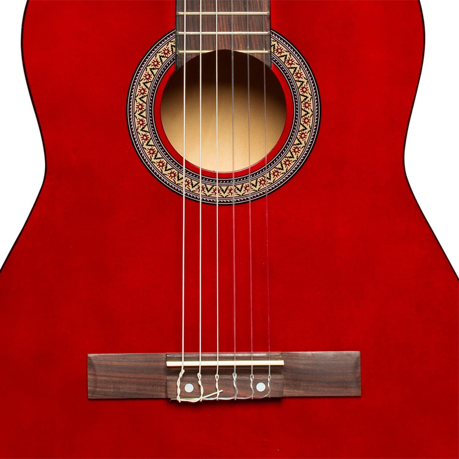 Stagg SCL50 3/4-Red Classical Guitar - DY Pro Audio