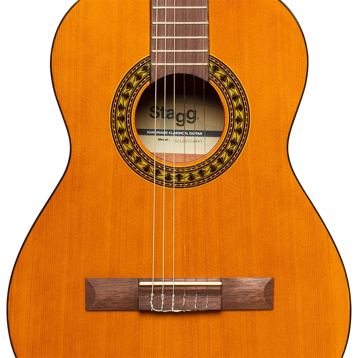 Stagg SCL60 3/4-NAT Classical Guitar with spruce top - DY Pro Audio
