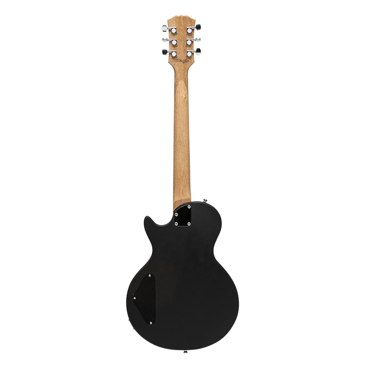 Stagg SEL-HB90 BLK Black Standard Mahogany Electric Guitar - DY Pro Audio