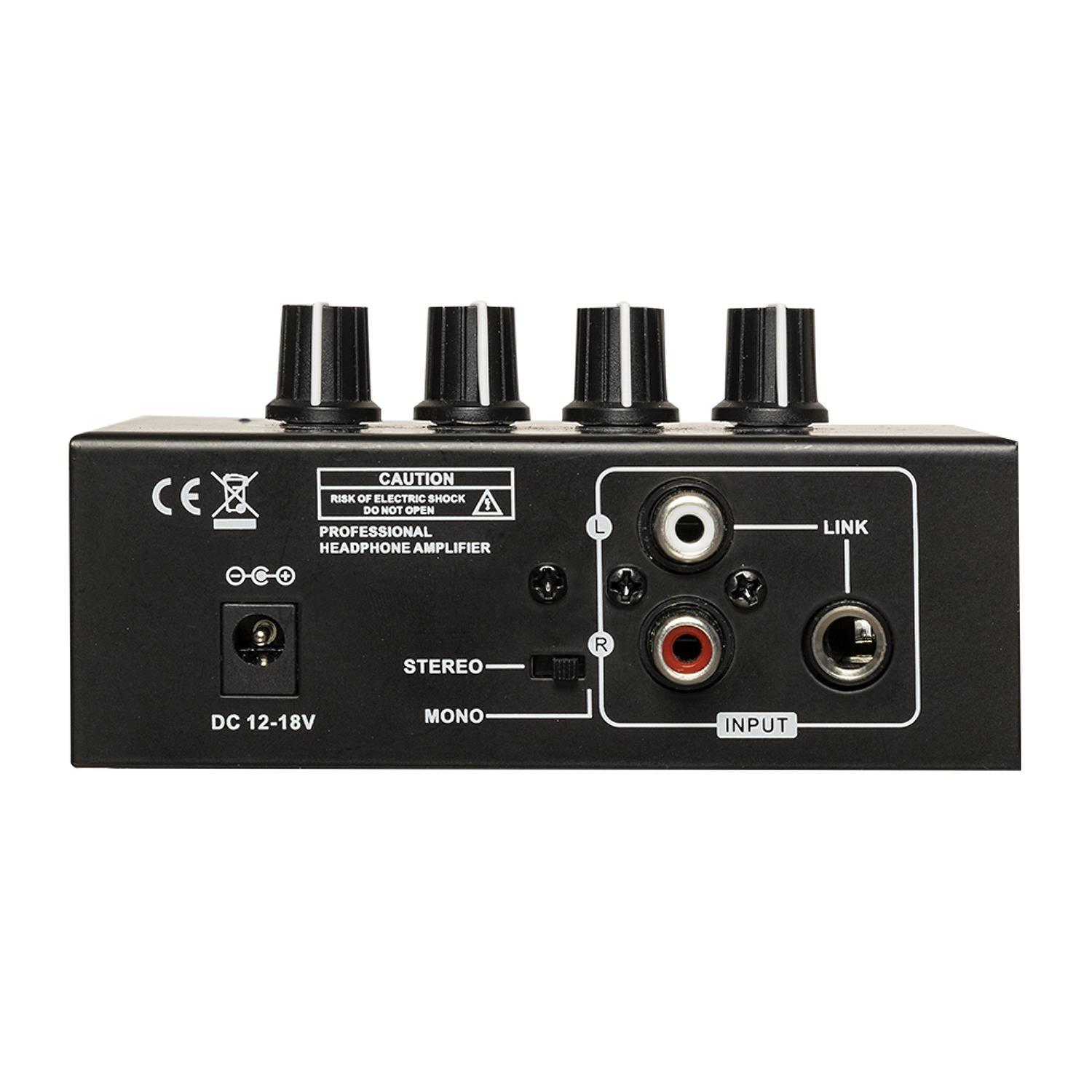 Stagg SHA-4 4 Channel Headphone Amplifier - DY Pro Audio